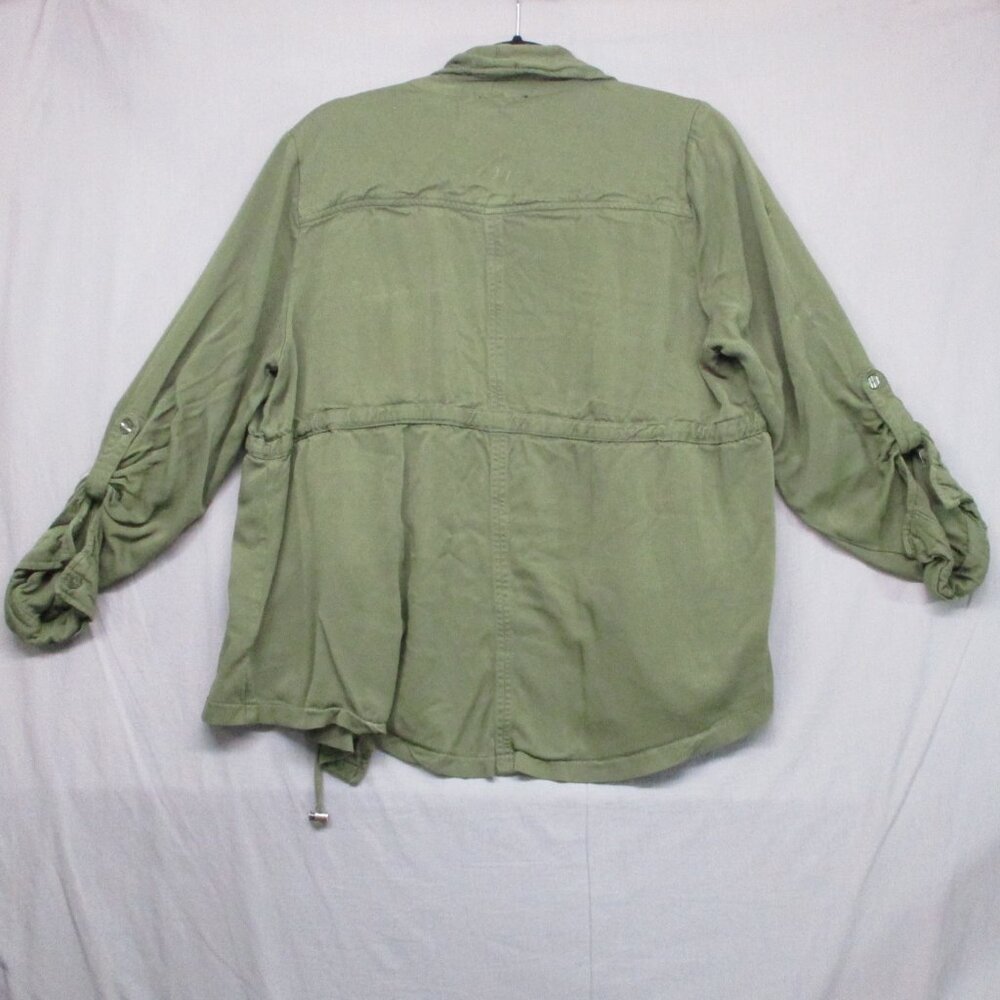 Torrid Tunic Open Top Quarter Sleeve W/ Pockets Army Green Women Size‎ | 1 - Picture 9 of 14